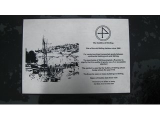 Gedenktafel - Die hier war am alten Hafen zu sehen