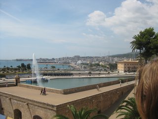 Blick auf den Hafen von Palma